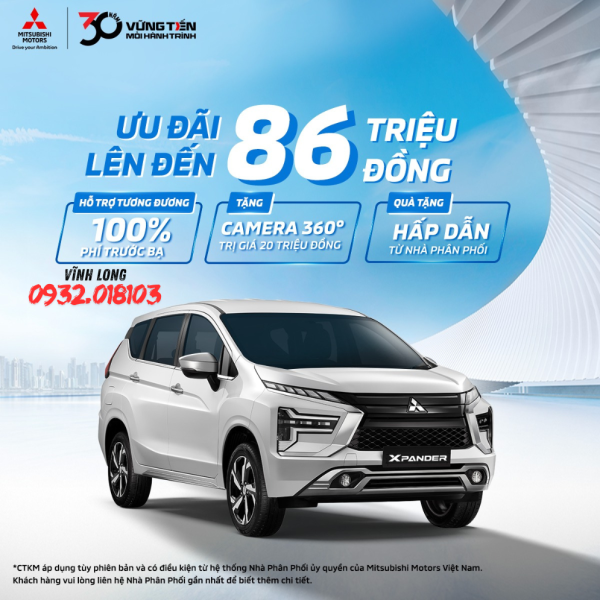 Mitsubishi Xpander 2024 AT Premium: Thiết kế mới mẻ và tiện nghi đỉnh cao